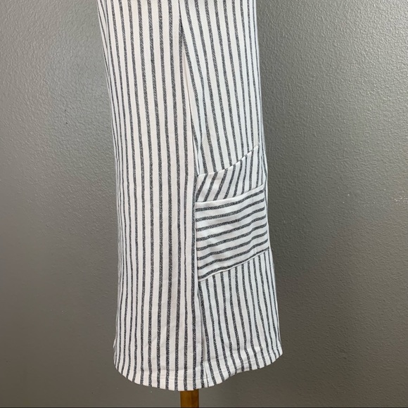 Lazy Sundays striped French terry tee dress - Picture 6 of 14